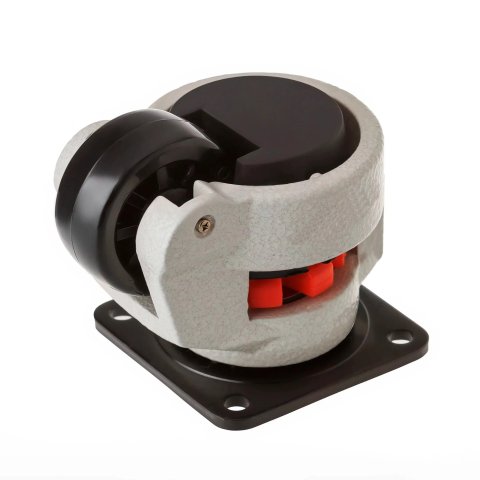 SCns 55 - Регулируемая колесная опора для станков, оборудования (90 мм, 1500 кг)