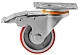 SCPB 93 - Большегрузное полиуретановое колесо 75 мм, ширина - 30 мм (пов., торм., площ., роликопод.)